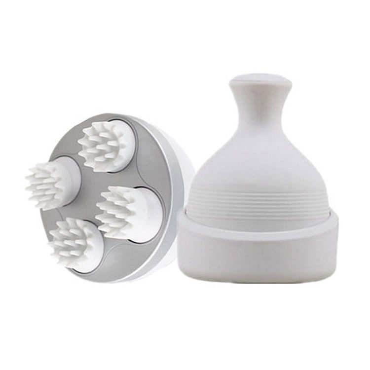 Plastic Dual Elektronische Machine Vibrerende Siliconen Elektrische Haar Shampoo Borstel Hoofdhuid Hoofd Massage