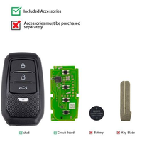 Llave Inteligente Actualizada Topbest XSTO01EN XM38, Chip 8A 4D 4A para Toyo y Lexus, Llave Remota de Proximidad para Programación de Llaves