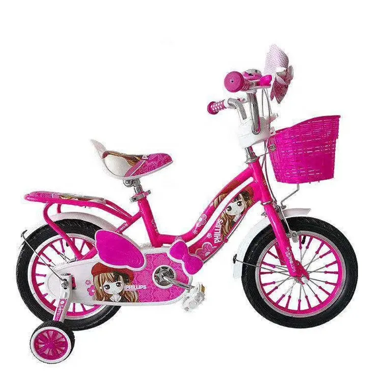 Bici a 12 pollici dei bambini di modo 2019 con la ruota di addestramento/ciclo rosa adorabile del bambino dei bambini con la gomma/bicicletta standard del CE scherza per la ragazza