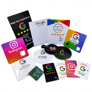 Carte de membre NFC Smart Tap, code QR RFID, affichage instantané des commentaires, capture des avis Google, étanche, moderne - Product Image 2