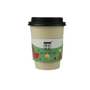 Eco Friendly Reusable Printed Paper Coffee Cup Sleeve 16 oz 20 oz 22 oz Cup Sleeve Printing