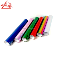 Vinilo Holográfico Arcoíris L&B de 12 x 60 Pulgadas, Vinilo Adhesivo Opal para Manualidades, Láminas y Rollos para Plotter de Corte