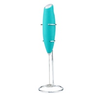 Moulin à café manuel en acier inoxydable et mousseur à lait électrique avec support, design contemporain et écologique
