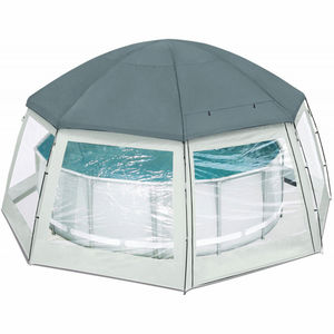 Domo Redondo Portátil para <span class=keywords><strong>Piscina</strong></span> al por Mayor, Refugio Transparente para Bloquear el Sol y la Lluvia para Deportes al Aire Libre - Product Image 5