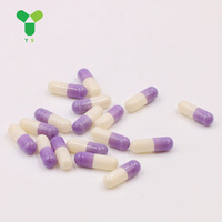 Fabricant YS Capsules végétales vides de taille 0 violettes et jaunes Capsules végétales vides
