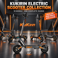 Trottinette électrique à propulsion arrière 800W KuKirin G2, double suspension, tout-terrain, trottinette électrique tout-terrain, moto tout-terrain pour adultes, trottinette de mobilité, autonomie 50 km