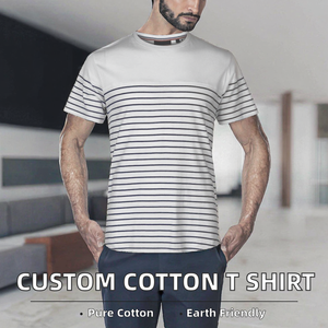 Camisetas de Manga Corta para Hombre, Estilo Inglés, 100% Algodón, con Serigrafía Personalizada - Product Image 2