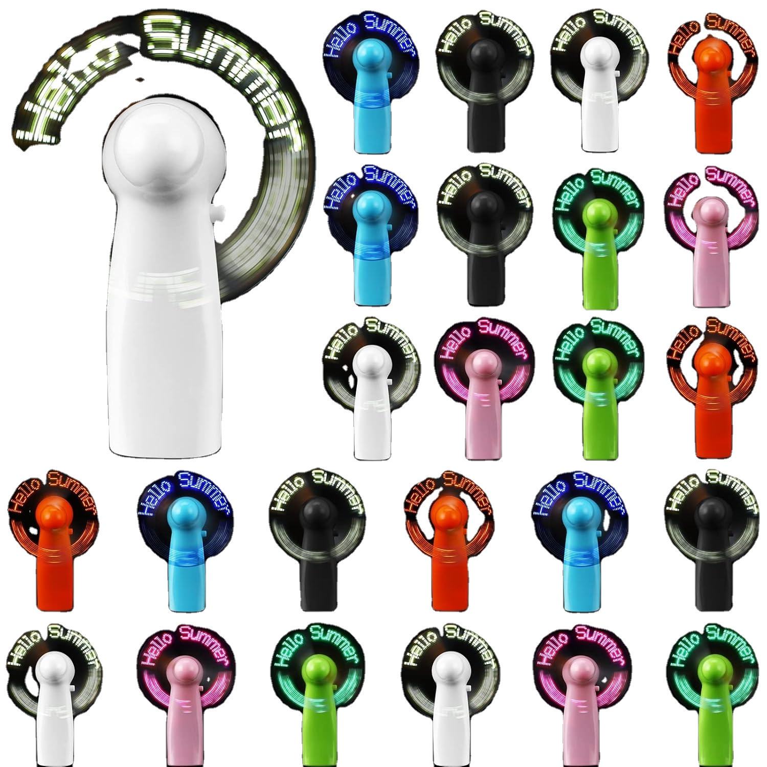 White no LED and no battery