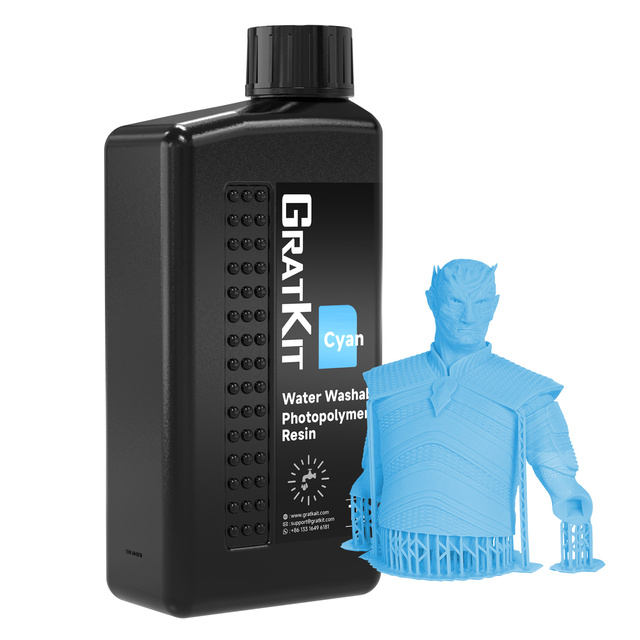 Resin Liquid Photopolymer Resin Water Washable 3D Resin 500g for SLA DLP LCD