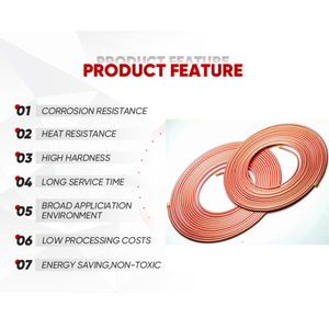 Tube en cuivre Everstrong, bonne machinabilité, fabrication de tubes en acier doux plaqué cuivre M1, tube en acier plaqué cuivre SF-Cu C12000, SF-Cu C12 - Product Image 3