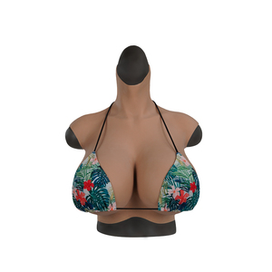 Freesize Bigcup <span class=keywords><strong>Real</strong></span> Touch Skin Hoge elasticiteit Siliconen kleding Prestatiekostuum Heren Rollenspel Dames bodysuit Shapewear - Product Image 2