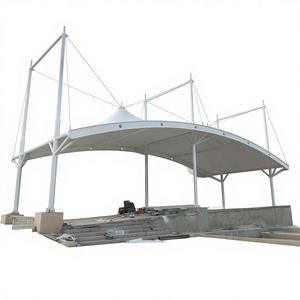 Struttura a Membrana per Parcheggio Esterno con Riparo per Auto Elettriche, Modello Q235, Edifici con Struttura in Acciaio 2 - Product Image 5