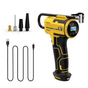Inflador Digital <span class=keywords><strong>de</strong></span> Neumáticos para Auto Recargable <span class=keywords><strong>de</strong></span> 120W y 150psi, Bomba <span class=keywords><strong>de</strong></span> Aire Portátil para Neumáticos <span class=keywords><strong>de</strong></span> Auto, Motocicletas y Bicicletas - Product Image 1