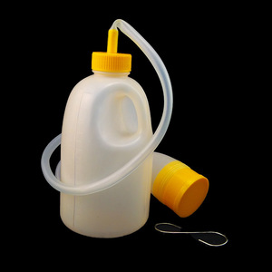 Bacinica de Gran Capacidad con Orinal, Tipo Ovalado de Plástico, para Hombres Mayores, con Tapa, a Prueba de Olores, Recolector de Orina para Adultos - Product Image 1