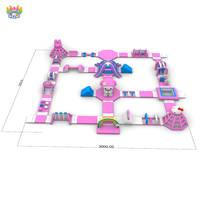 Parc aquatique gonflable pour les sports nautiques de parc, amusement estival, jouets aquatiques flottants sur mesure, matériau PVC durable