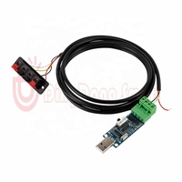 Mini Convertidor Serial USB a RS232/RS485 UART 2 en 1 con Chipset CH340, Alimentación DC5V, Compatible con MAC/Linux/Windows y Android