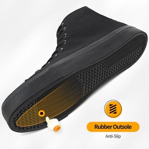 Chaussures de course classiques décontractées à lacets pour hommes, hiver, tige haute - Product Image 4