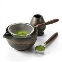 Coffret Cadeau Matcha en Gros Marque Blanche avec Fouet Chasen et Bol, Kit d'Accessoires de Thé Premium