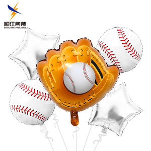 مجموعة بالونات فويل مخصصة لكرة القدم لتزيين الحفلات الرياضية ، لوازم مراوح الفريق للاحتفال بعيد الميلاد والتخرج - Product Image 2