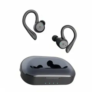 Earbud TWS portabel tahan air kualitas tinggi dengan Bluetooth headphone Noise Cancelling In-Ear earphone Bluetooth