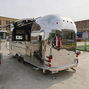 Chariot de vente ambulante vintage, restauration rapide, glaces, snacks, célèbre sur internet, multifonctionnel, café mobile, thé au lait, hot-dogs - Product Image 2