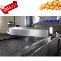 CE approuvé industriel Snack Food Popcorn Machine Champignon Papillon Commercial Électrique Gaz Automatique Ligne de Production de Popcorn
