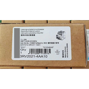 Disjoncteur moteur 3RV2021-4AA10 neuf, 100 % original, classe 10, 3P, 11-16A, 480VAC, 50/60Hz, RS485 - Product Image 2