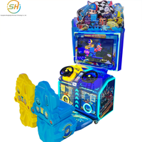 Console de jeu de course amusante pour enfants, best-seller 2026, voiture de course colorée à monnayeur de 32 pouces