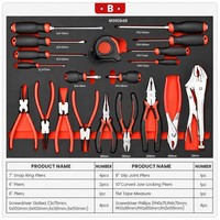 Kit d'outils de mécanicien de 368 pièces avec chariot à roulettes à 6 tiroirs pour atelier automobile, garage, entretien automobile, stockage