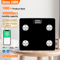 Báscula Inteligente de Grasa Corporal con Bluetooth OEM ODM, Báscula Digital Electrónica para el Hogar con Aplicación de IMC