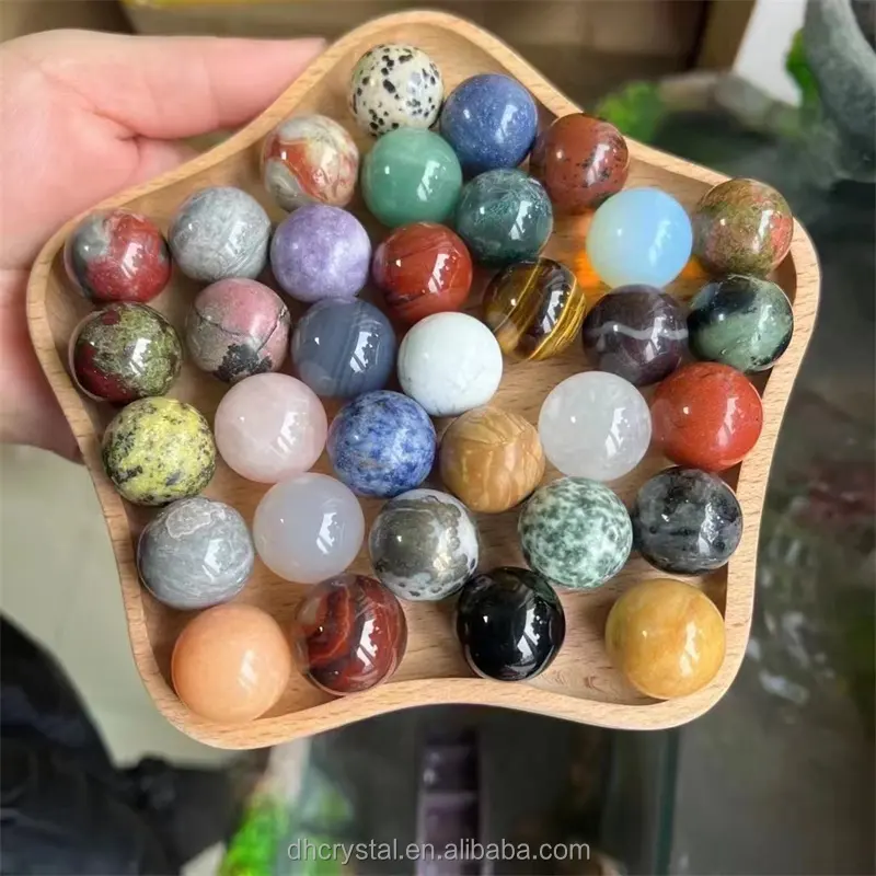 Groothandel Bulk Crystal Bol Helende Edelsteen Heldere Kwarts Natuurlijke Heldere Kwarts Gift Ball Steen Voor Fengshui