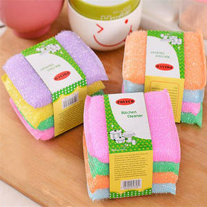 Esponja de Limpieza Washing King de One Dollar Store, Esponja de Algodón Creativa para Lavar, Paño de Cocina Antiadherente, Paquete de 5 - Product Image 4