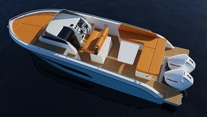 Barco de Pesca de FRP Resistente y Duradero de 25 pies, Embarcación Comercial <span class=keywords><strong>Panga</strong></span> para Alta Mar con Herrajes Completos, Se Acepta Logotipo OEM - Product Image 6