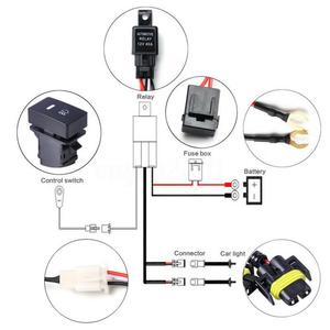 H11 Verkabelungsset LED-Anzeigen Schalter 12V 40A EIN/AUS-Schalter-Kit für Suzuki H11 Nebelscheinwerfer Verkabelungsstecker für Jaguar - Product Image 2