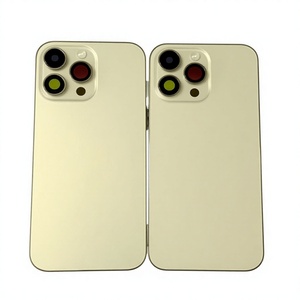 เคสโทรศัพท์สำหรับ iPhone 16 Pro Max 15 Plus 14 แบบ 2-in-1 แยกส่วน กระจกหลังแบบรูใหญ่ พร้อมถาดใส่ซิมและชิ้นส่วนปุ่มด้านข้าง - Product Image 1
