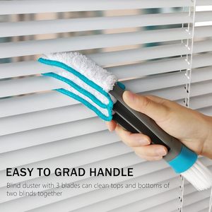 2 in 1 Perfect Quality Air Condition Window <strong>Blind</strong> Cleaning Brush Microfiber <strong>Blind</strong> <strong>Cleaner</strong> - Product Image 5
