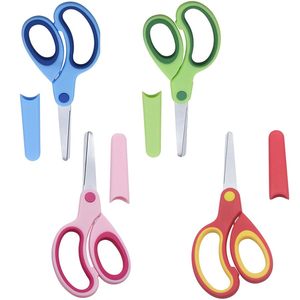 Industrial Grade <b>Left</b>-<b>Handed</b> Stainless Steel <b>Scissors</b> Small Handmade Student and Children's <b>Scissors</b> with Sleeved Head - Product Image 1