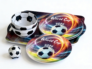 ถ้วยเมลามีนรูปทรงฟุตบอล ขนาด 6 นิ้ว เหมาะสำหรับตกแต่งโต๊ะอาหารและเป็นของขวัญ ผลิตจากวัสดุเกรดสำหรับอาหาร - Product Image 2
