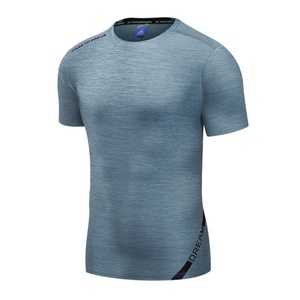 Men's Casual Short-Sleeved Hip Hop Sports T-Shirt Breathable Knitted 100% Polyester Fabric Oversized Fit Custom Logo Printed - Product Image 2