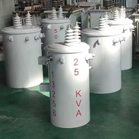 Transformador de Distribución Trifásico de 375 250 167 100kVA, 50/60Hz, Enfriamiento ONAN, Montaje en Poste, Bobinas de Cobre/Aluminio, Certificado CE y CUL