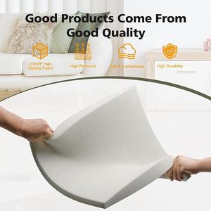 20 "X 20" <span class=keywords><strong>Coussin</strong></span> en mousse pour <span class=keywords><strong>canapé</strong></span> Support de <span class=keywords><strong>coussin</strong></span> haute densité Remplacement de réparation de l'affaissement pour <span class=keywords><strong>canapé</strong></span> <span class=keywords><strong>Canapé</strong></span> Causeuse Chaise - Product Image 5