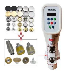 Bottone automatico del metallo dell'indumento del panno di QS-818DW che attacca chiusura a scatto che attacca macchina un bottone a pressione che attacca