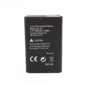 Batería de repuesto recargable de iones de litio 3,7 V 1500mAh de capacidad total para teléfono móvil Nokia