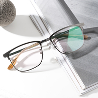 Fabricants de montures optiques, lunettes optiques de haute qualité, monture en titane pur, montures légères, lunettes pour hommes