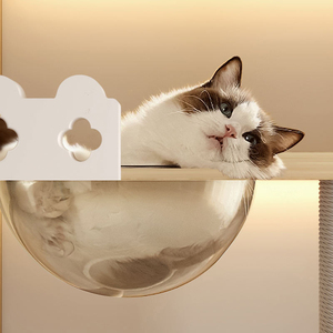 Lussuosi Nidi per Gatti in Legno da Interno, Ville e Castelli per Animali Domestici, Tiragraffi in Legno, Mobili e Torre per Gatti - Product Image 3