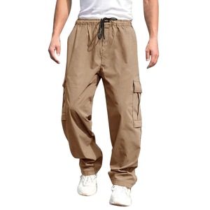 All'ingrosso da uomo padelle <span class=keywords><strong>Cargo</strong></span> Multi tasche pantaloni lunghi Outdoor allenamento kaki tuta Fitness pantaloni <span class=keywords><strong>Cargo</strong></span> uomo - Product Image 6