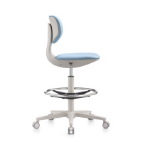 Chaise de laboratoire ergonomique pivotante pour travaux prolongés en recherche, en laboratoire médical, dentaire ou scientifique