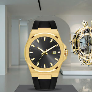 Reloj Deportivo de Lujo Personalizado para Hombre, Acero Inoxidable 316L, Zafiro, Analógico, Multifunción, Cronógrafo, Resistente al Agua, Correa de Goma - Product Image 5