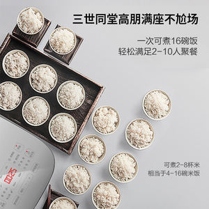 Supor Cuiseur à riz 5L avec boîtier en acier inoxydable, revêtement en alliage d'aluminium, contrôle intelligent par micro-ordinateur, modèle électrique multifonctionnel - Product Image 5