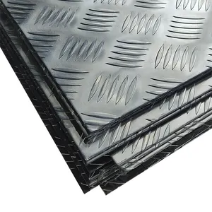 Mill Finish 3003 6061 Aluminum Diamond Tread Plate Embossed Aluminum Checkered Plate Aluminium Sheet